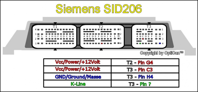 Sid 206 подключение на столе